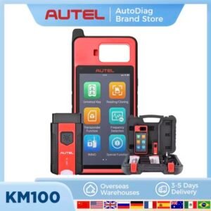 AUTEL KM100E Key Programmer KM100E 60S Universal Key Generator Immobilizer KM100 Key Programming Tool Lifetime Free Update