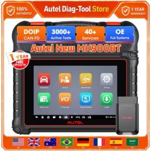 Autel Scanner MaxiCOM MK900BT MK900-BT V2.0 Bidirectional Diagnostic Tool 8in Up of MK900 MX900 MK808S MK808BT MX808S MK808Z