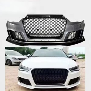 RS3 Style Front Bumper Kit Fit A3 S3 8V 2013-2016